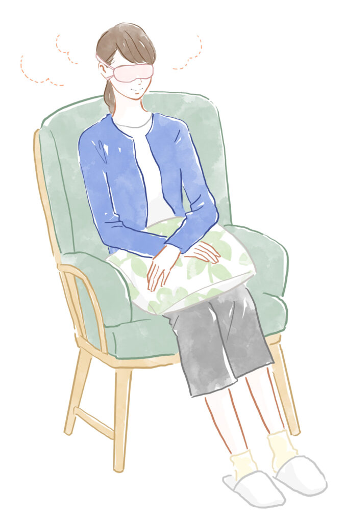 3-1. 【ステップ1】血行を促進するホットアイマスクと正しいマッサージ