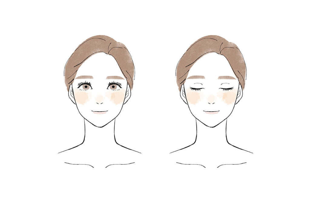 3-3. 【黒クマ改善】たるみを防ぐ眼輪筋トレーニングと保湿ケア